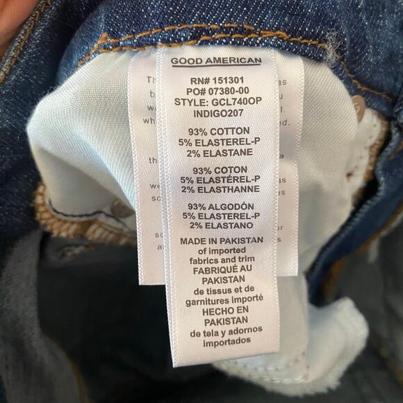 NWT Good American Indigo Good Classic Skinny High Rise Jeans Women's size 4 / 27 - Picture 13 of 13